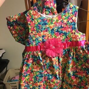 Toddler girl 18 months spring flower dress